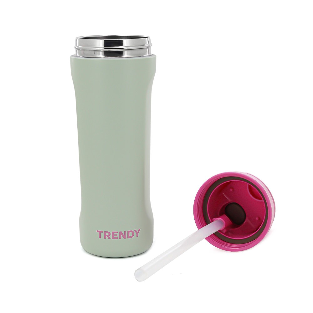 BOTELLA CON BOTON TERMICA TRENDY