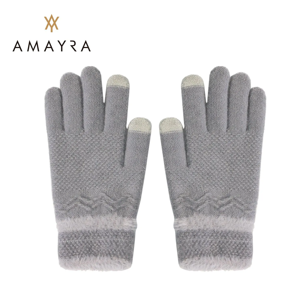 GUANTES LANA BICOLOR AMAYRA