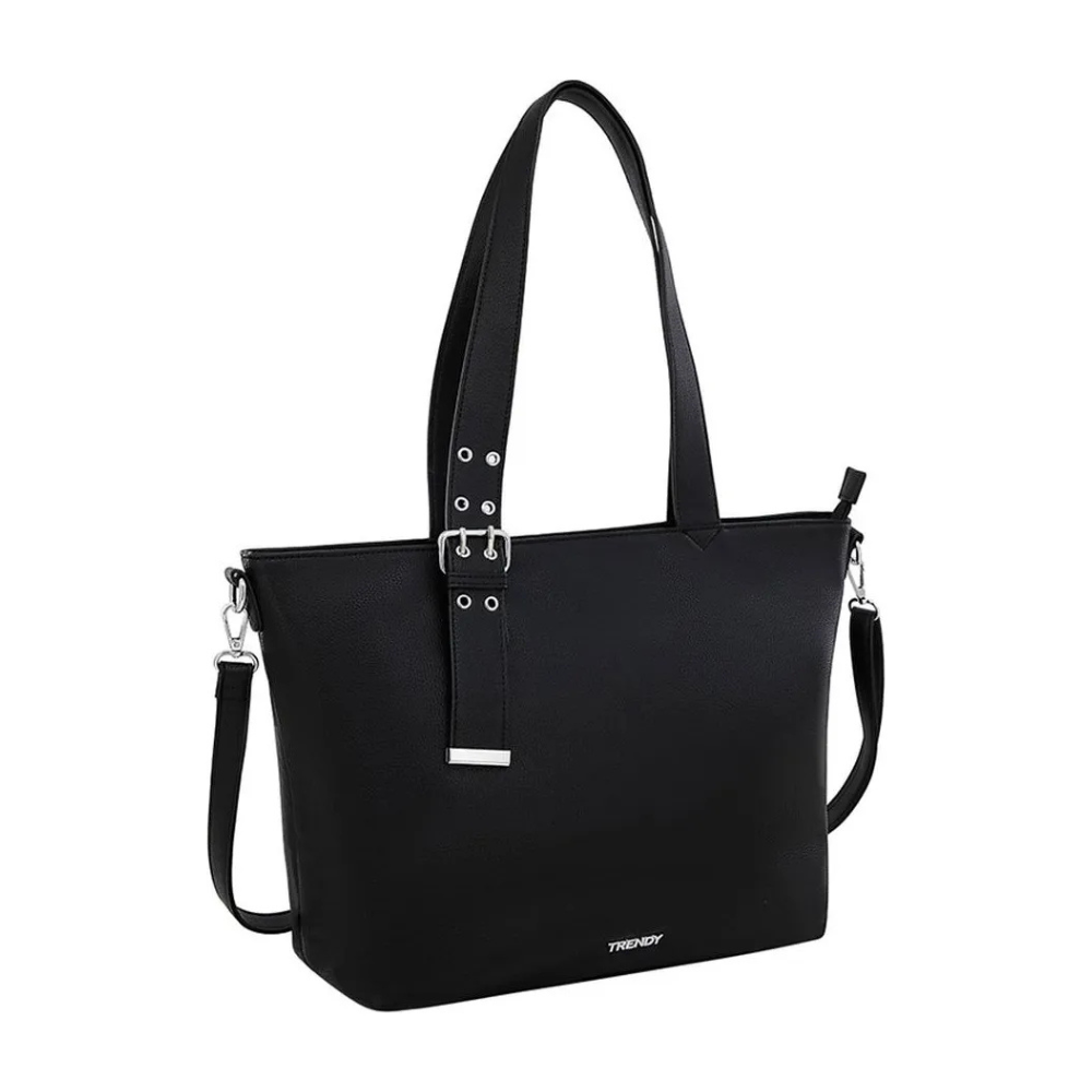 CARTERA TOTE BAG APLIQUE TRENDY