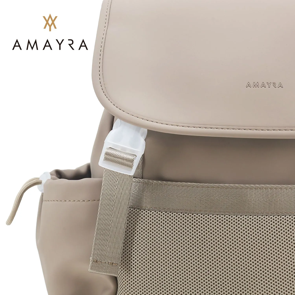 MOCHILA 14" CON SOLAPA Y SELLO AMAYRA