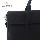 CARTERA CON SOLAPA Y APLIQUE AMAYRA