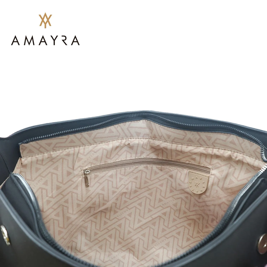 CARTERA CON SOLAPA Y APLIQUE AMAYRA