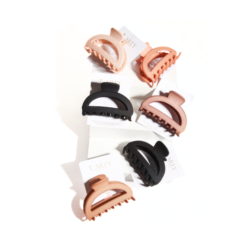 BROCHE PINZA CALADA BOMBE OPACA CAREY