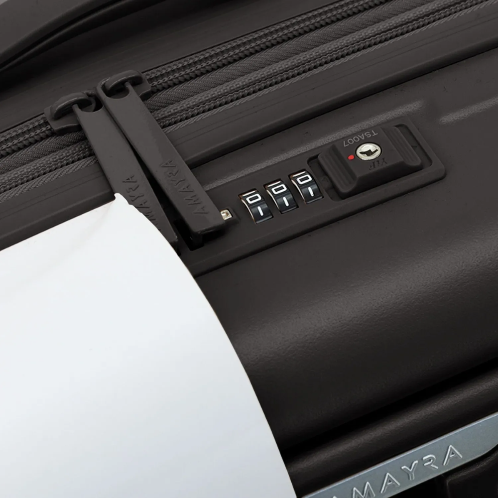 VALIJA 20" ABS COLOR LISO RELIEVE AMAYRA