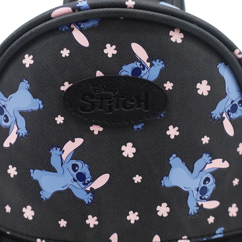 MOCHILA Y PORTA BOTELLA DISNEY STITCH