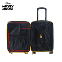 VALIJA 20" ABS/PC BLANCA Y NEGRA MICKEY