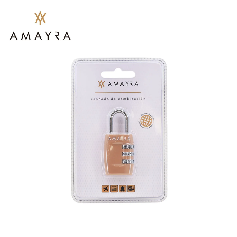 CANDADO CON COMBINACION AMAYRA