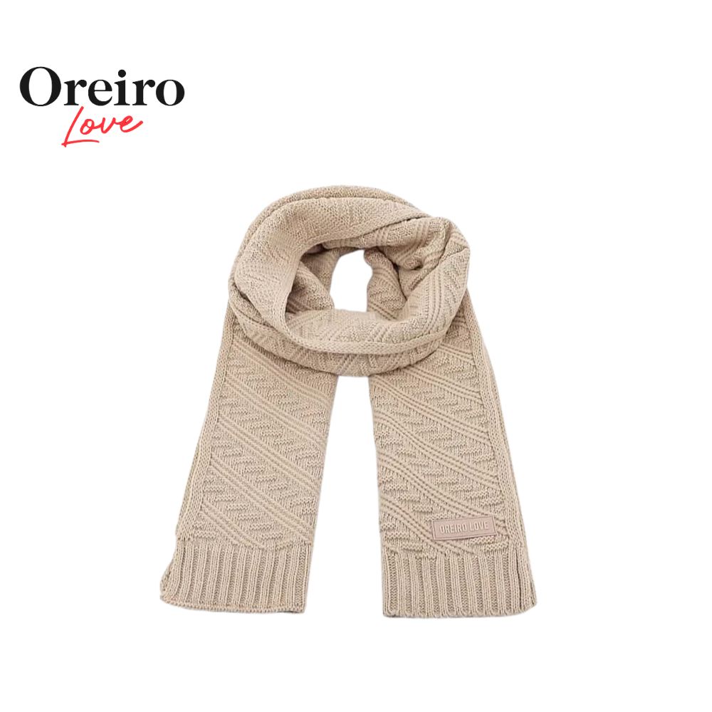 BUFANDA APLIQUE FRONTAL OREIRO LOVE