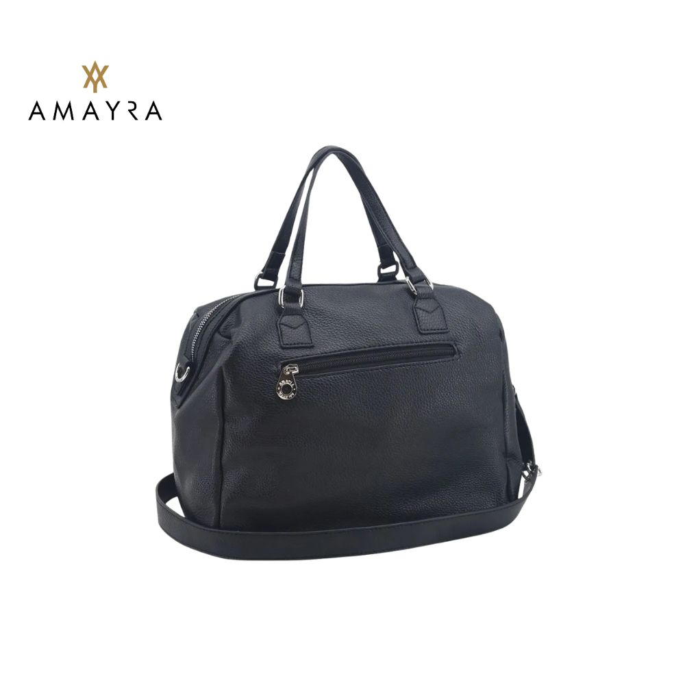 CARTERA TOTE DUFFLE BEIGE CON DOBLE CIERRE AMAYRA