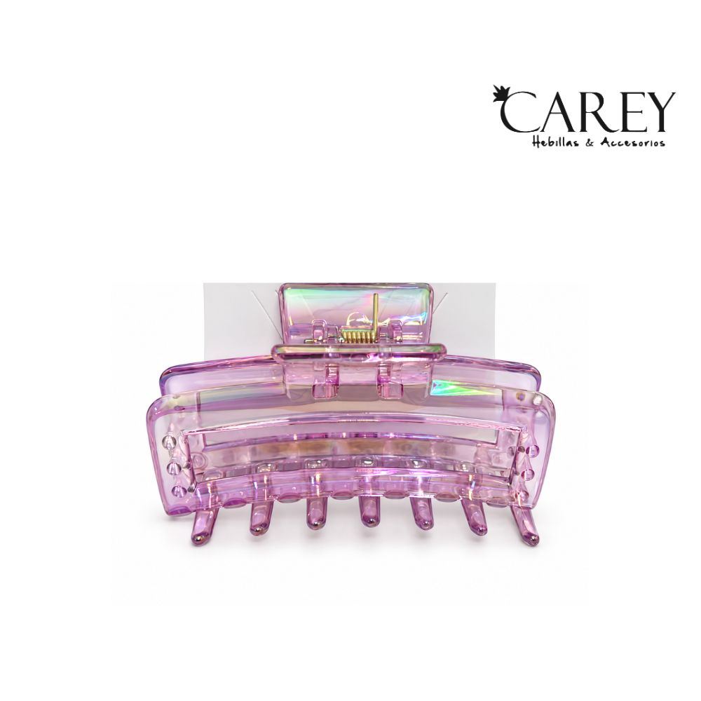 PINZA TRANSPARENTE IRISADO