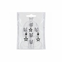SET DE CUFFS PARA TRENZAS ESTRELLA