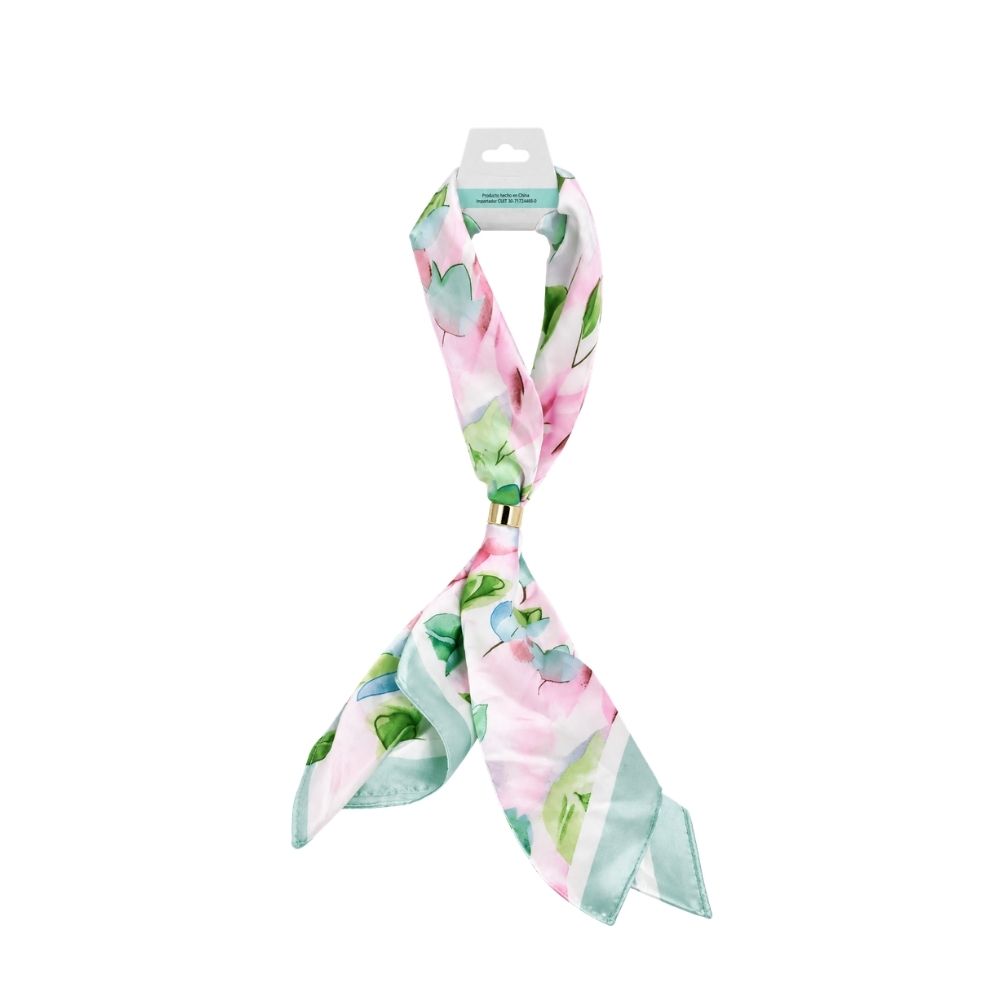 PAÑUELO ESTAMPADO DISEÑO FLORAL