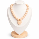 COLLAR CHICLE MEDIANO N°14 CON DIJE CORAZÓN