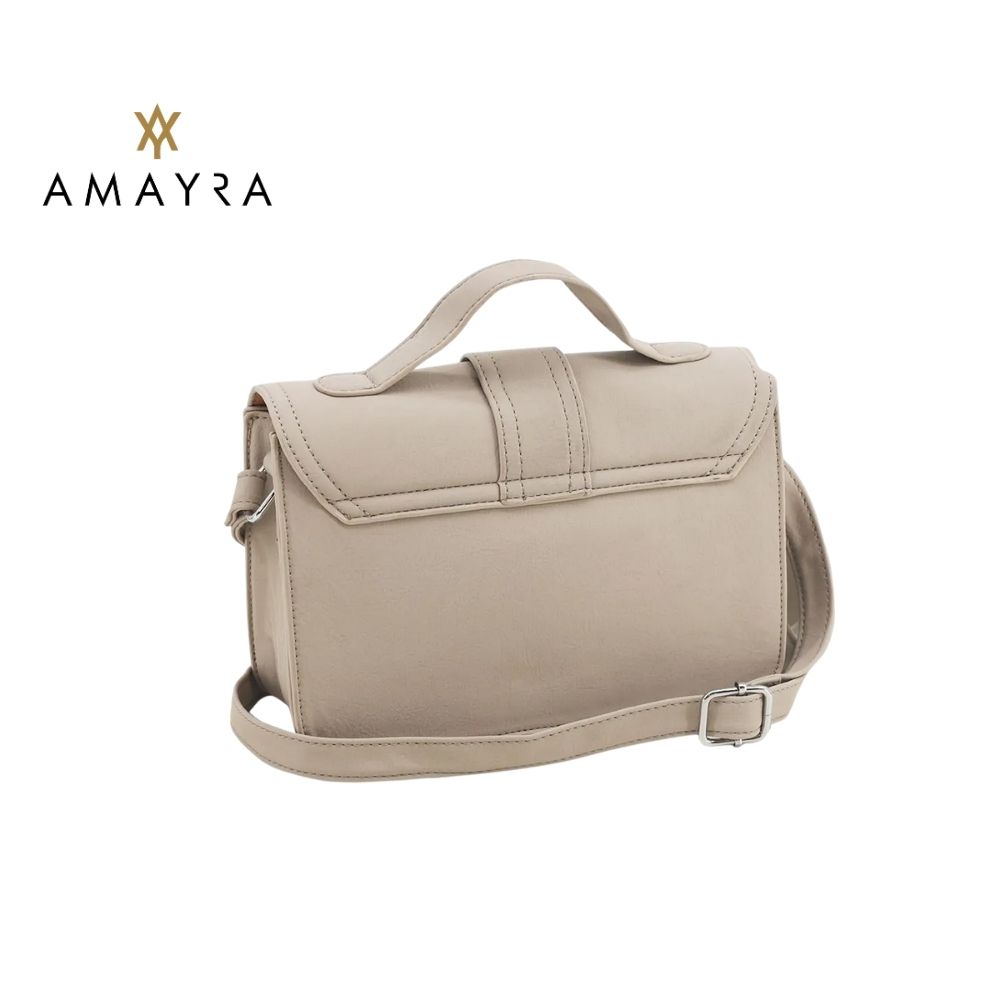CARTERA BANDOLERA CON HEBILLA CIRCULAR AMAYRA
