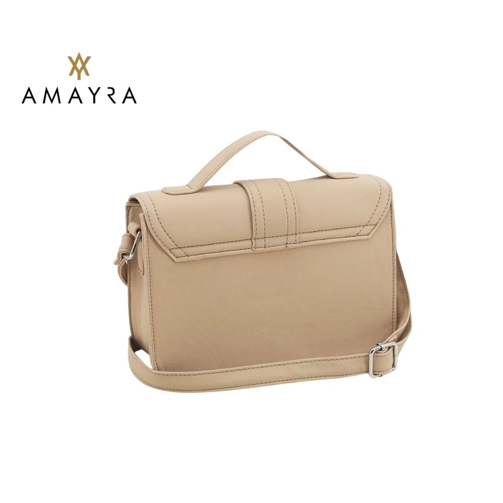 CARTERA BANDOLERA CON HEBILLA CIRCULAR AMAYRA