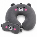 ALMOHADA DE VIAJE CON ANTIFAZ