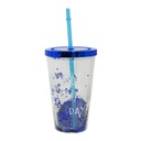 [34711] VASO BLING DAY CON GLITTER 450ml