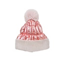 [35984] GORRO MATELASSEADO POM POM INTERIOR DE PIEL