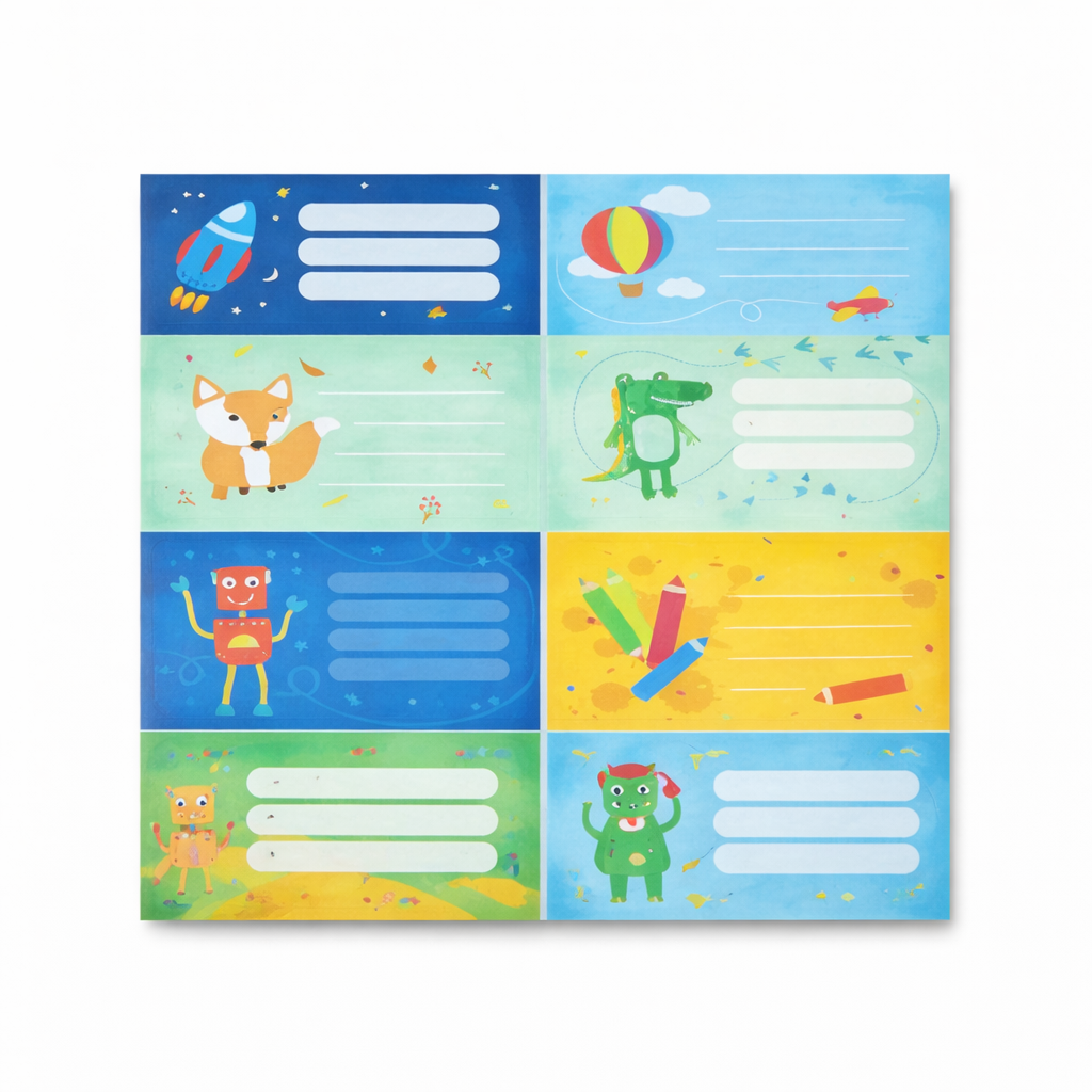 ETIQUETAS PARA CUADERNO MOOVING