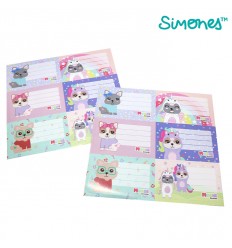 ETIQUETAS POR 12 UNIDADES SIMONES