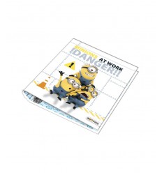 CARPETA 3 ANILLOS CARTONE MINIONS