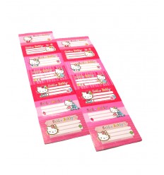ETIQUETAS HELLO KITTY POR 12 UNIDADES