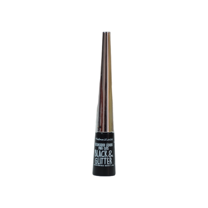 DELINEADOR PARA OJOS LIQUIDO BLACK & GLITTER