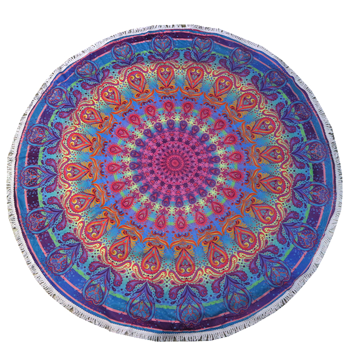 LONA PLAYERA DE TOALLA MANDALA 150c