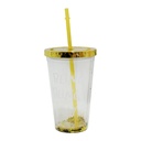 VASO BLING DAY CON GLITTER 450ml