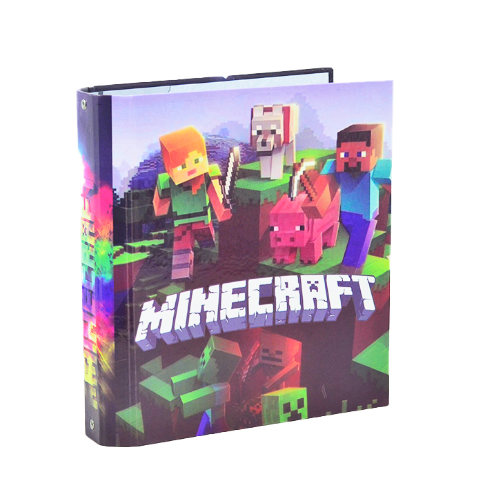 CARPETA 3 ANILLOS CARTONE MINECRAFT