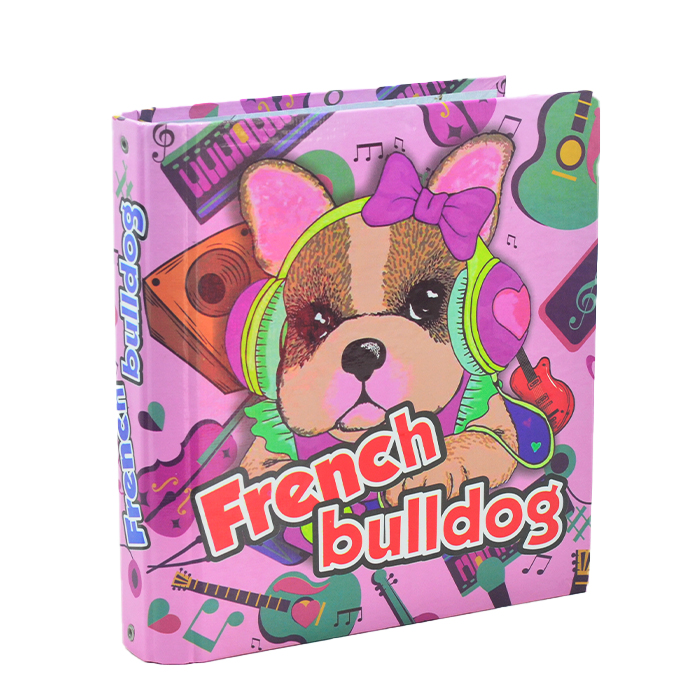 CARPETA 3 ANILLOS CARTONE FRENCHIE