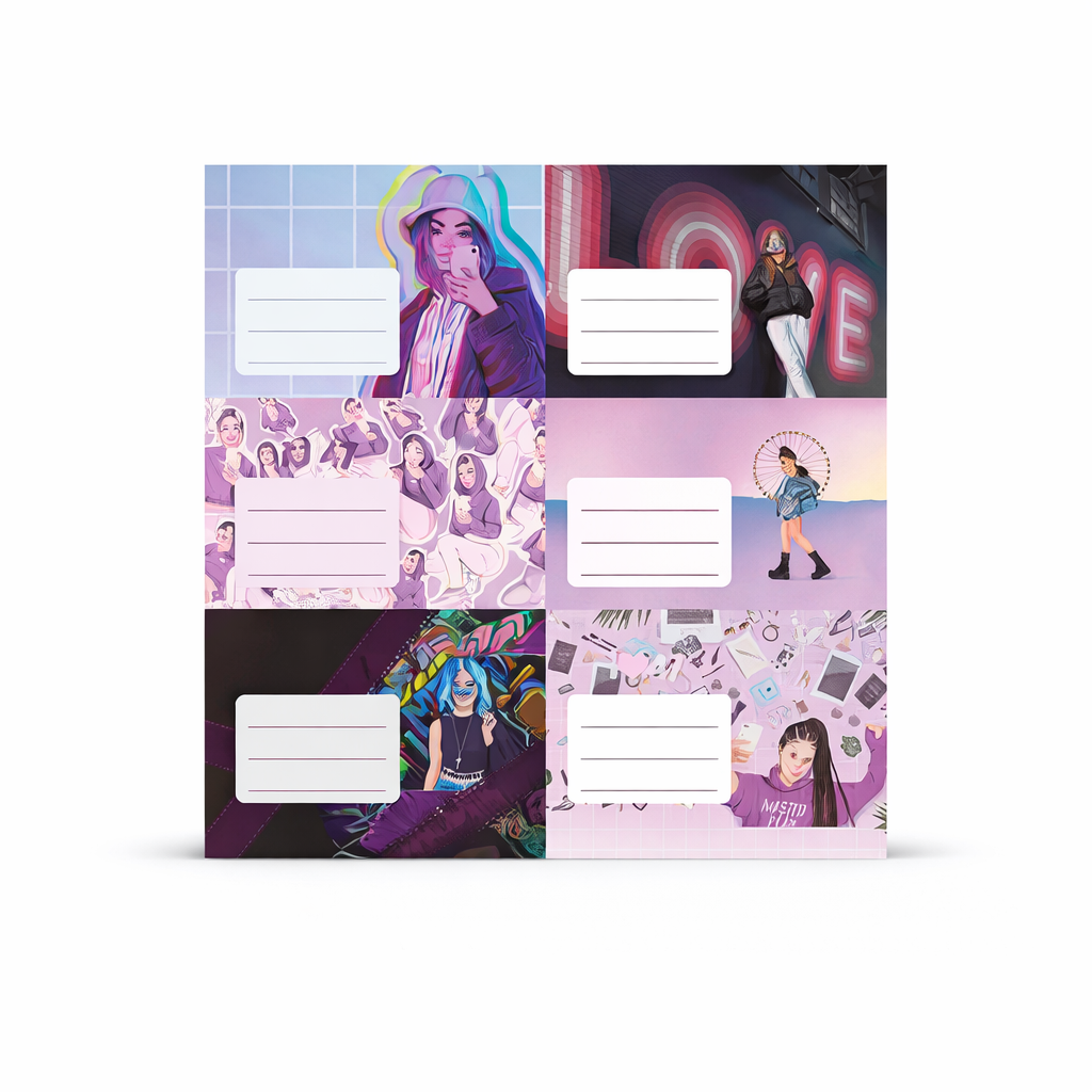 ETIQUETAS PARA CUADERNO MOOVING