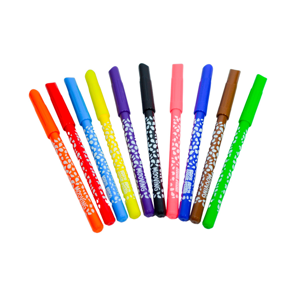 MARCADORES DE COLORES X 10