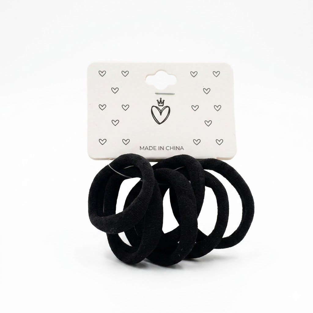 SET COLERO X6 BASICO NEGRO LISO