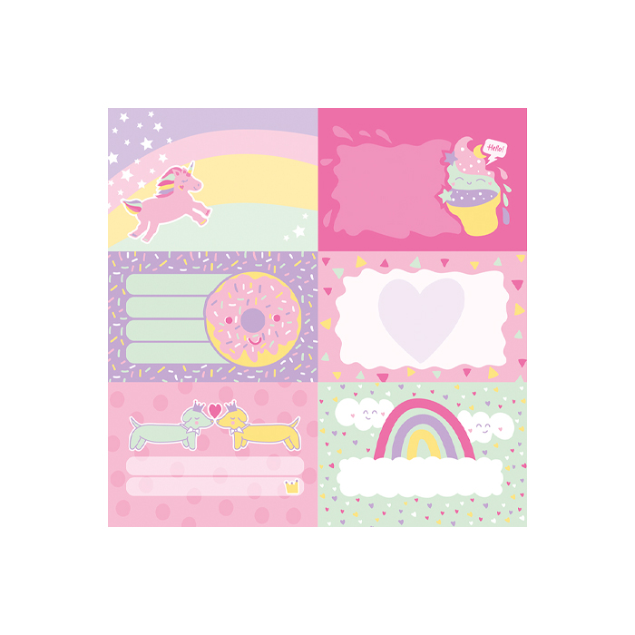 ETIQUETAS JARDIN RAINBOW MOOVING