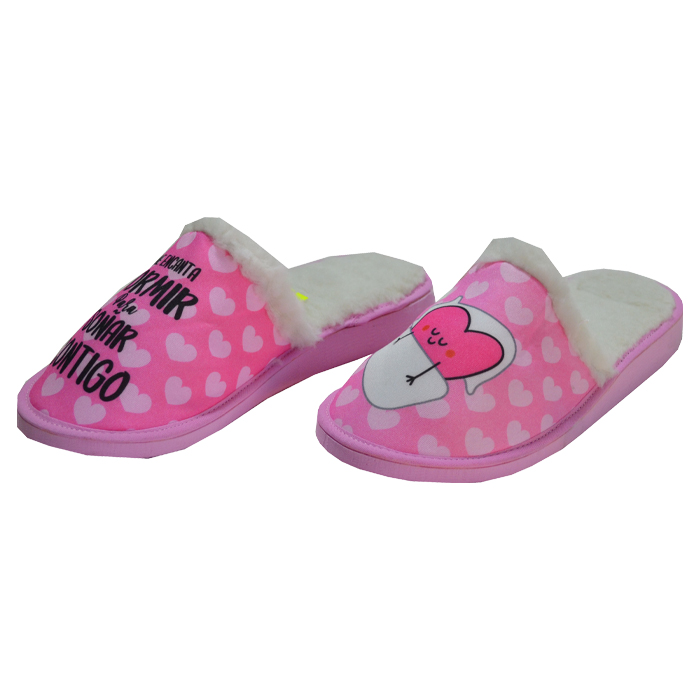 PANTUFLAS DE DAMA CON CORDERITO 39-40