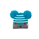 GORRO DOBLE POMPON