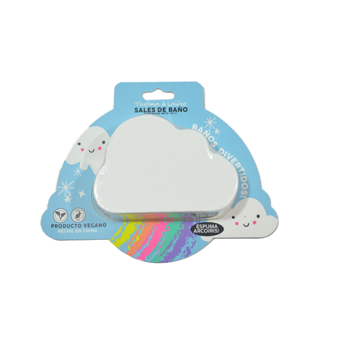 BLISTER SALES DE BAÑO NUBE ARCOIRIS DE 150G