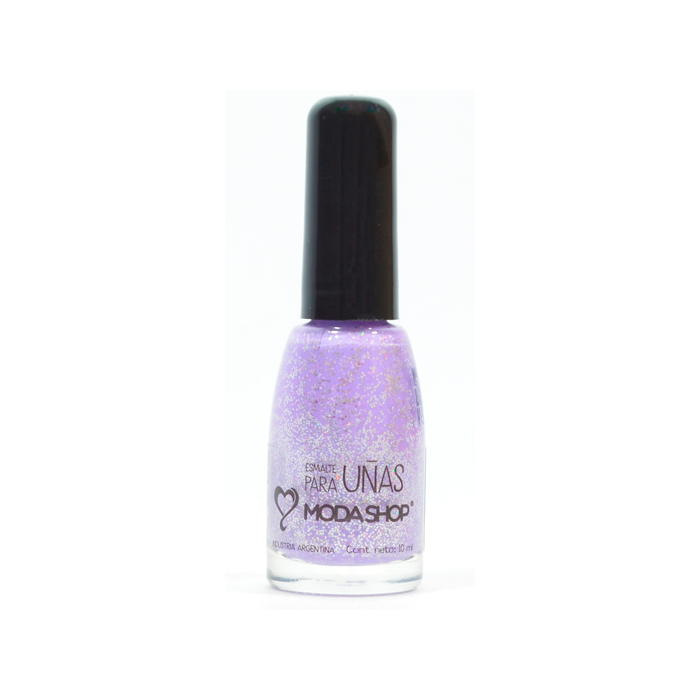 ESMALTE MODASHOP LAVANDA CON BRILLO