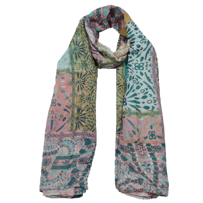 CHALINA ESTAMPADA COMBINADA