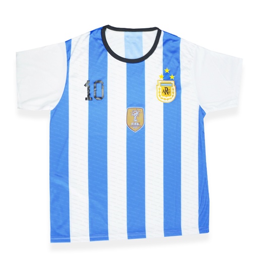 CAMISETA 3 ESTRELLAS UNISEX ARGENTINA TALLE M/XL