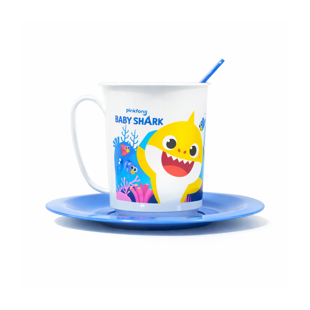 SET VASO PLATO Y CUCHARA PERSONAJES