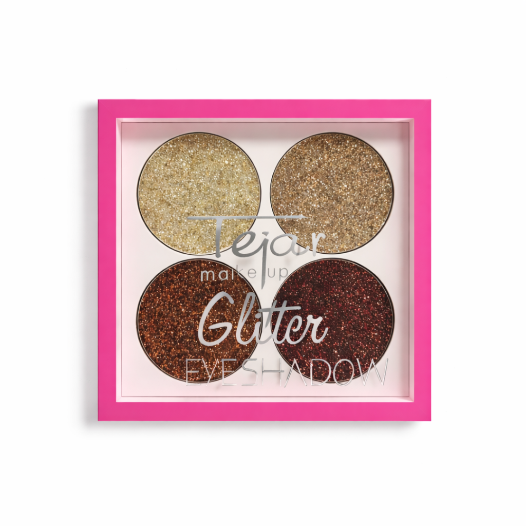 PALETA DE SOMBRAS CON GLITTER
