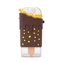 BOTELLA INFANTIL DISEÑO DE HELADO CON SORBETE