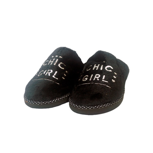 PANTUFLA DAMA POLAR ESTAMPADA 35-36
