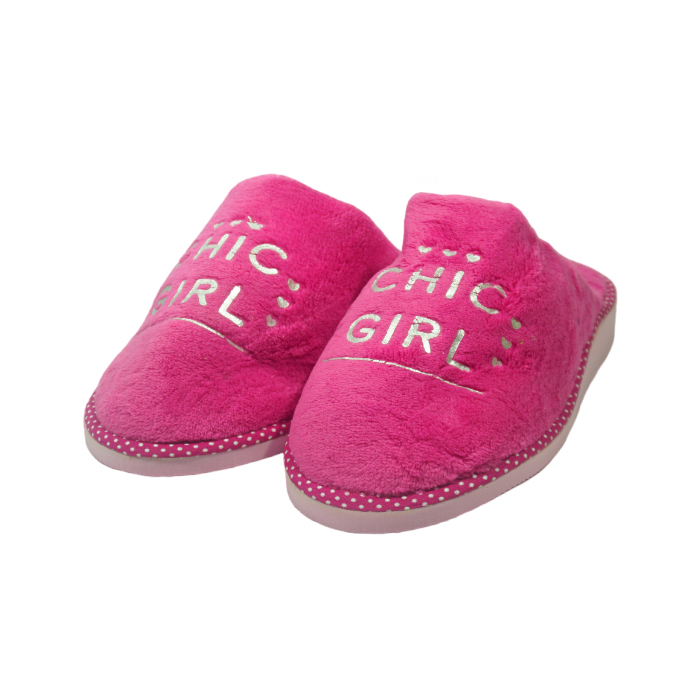 PANTUFLA DAMA POLAR ESTAMPADA 37-38