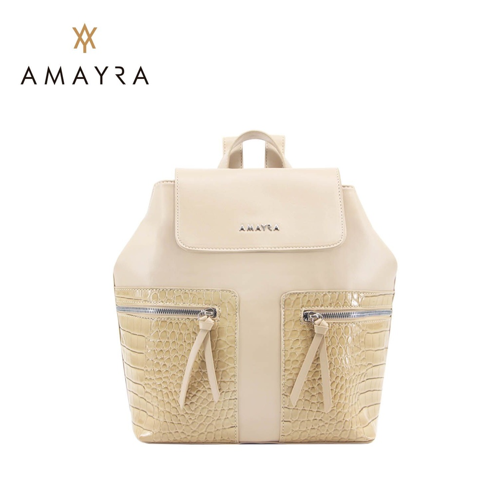 MOCHILA 12" DOBLE CIERRE AMAYRA