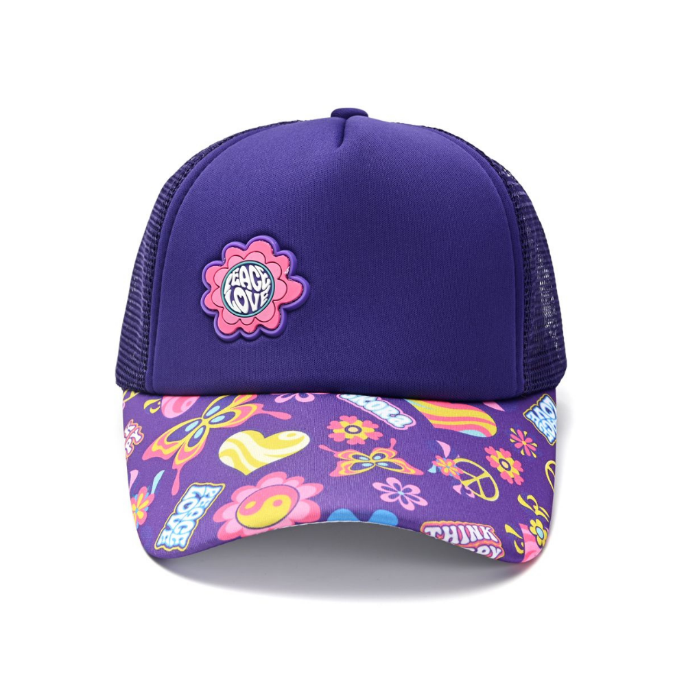 GORRA CAP INFANTIL ESTAMPADO PARCHE DE GOMA Y VISERA SUBLIMADA