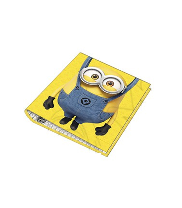 CARPETA 3 ANILLOS CARTONE MINIONS