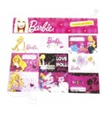 ETIQUETAS AUTOADHESIVAS POR 9 UNIDADES BARBIE